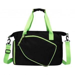 Sac de Pickle Ball pour femme, pochette a bandouliere avec porte-bouteille, compartiment a chaussures, etanche, pour voyage, tennis, entra&icirc;nement, lieu de travail - Neuf