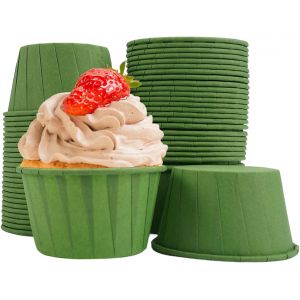 Jexnovashop-50 Pi&egrave;ces Caissettes Cupcake,7x5x4 Cm Moule Muffin Papier R&eacute;sistant &Agrave; L'huile,Caissette Muffins Papier,Muffin Caissettes De P&acirc;tisserie,Moule &Agrave; Cupcakes En Papier Pour Anniversaires,Mariag - Neuf