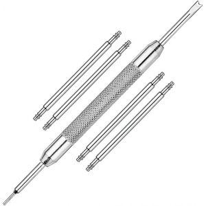 KAL-Watch Band Heavy Duty Spring Bar 4 Pack Stainless Steel Watch Band Pins, Diameter 1.8 Mm Incl Removal Tool - Neuf