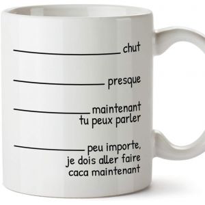 Eryi-Mug/Tasse Drôle - Presque¿ Peu Importe, Je Dois Aller Faire Caca Maintenant - Cadeaux Humoristique - Neuf