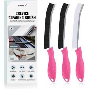 Brosse de nettoyage pour crevasses &iquest; Brosse &agrave; r&eacute;curer les joints, fournitures de nettoyage de la maison, outils de nettoyage des espaces, essentiels pour la maison, cadeaux pour femmes et hommes - Neuf