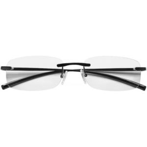 Lunettes De Vue Lecture - Pour Homme - Lunettes Loupe Grossissantes - Légères Et Résistantes - Verres Anti Rayures - Transparent - Neuf