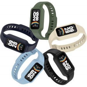 Kalanka-5 Pièces Silicone Bracelet Compatible Avec Xiaomi Smart Band 9 Active Et Redmi Smart Band 3, Réglable Bracelets De Remplacement Sport Band Pour Xiaomi Smart Band 9 Active.(No Host) - Neuf