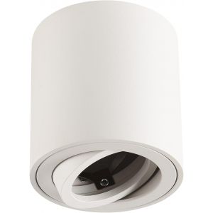 Gleonlux Spots de Plafond Dimmable Vintage Bois, LED Spot en Saillie Orientable, 5W Blanc Chaud 3000K/ Blanc Neutre 4000K/ Blanc Froid 6000K, Plafonnier Spot Douille GU10, Aluminium Rond - Neuf