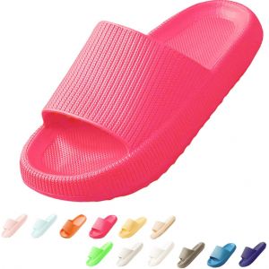 Kalanka-Claquettes Femme Chausson Homme Confortables Pantoufles Semelle Épaisse Eva Cloud Slippers Séchage Rapide Claquette Douche Antidérapant Chaussons De Bain/De Plage - Neuf