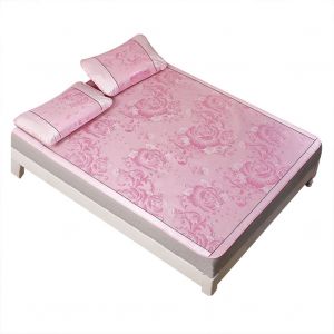 Hjlian Ensemble De Draps-Housses Pliables En Soie Glacee Rafraichissante Pour L'ete (2 Taies D'oreiller 180 X 200 Cm) - Neuf