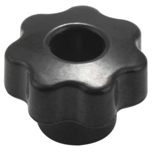10PCS M6 Filetage Interne Bouton Vis En Plastique Étoile Bouton De Serrage Noir M6 x 25 - Neuf