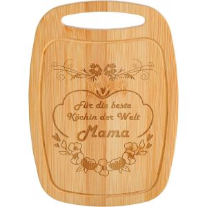 Cadeau Maman, Planche &Agrave; D&eacute;couper En Bamboo &Eacute;paisse, Planche D&eacute;couper Grav&eacute;e Unique Pour Cadeau Anniversaire Maman, F&ecirc;te Des M&egrave;res, Cadeau M&egrave;re(M&egrave;re En Version Allemande) - Neuf