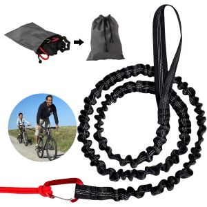 Barre De Remorquage Velo-Corde Remorquage Velo, Laisse R&eacute;tractable De 3 M&egrave;tres Avec Une Capacit&eacute; De Charge De 500 Lb Pour V&eacute;lo Vtt Pour Enfants - Neuf