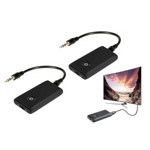 Adaptateur auxiliaire &eacute;metteur-r&eacute;cepteur Bluetooth 5.3 pour syst&egrave;mes audio de voiture et de maison - Neuf