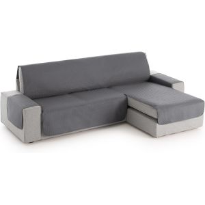 Ulteronixshop-Housse De Canap&eacute; D&iquest;Angle Droit Avec Accoudoirs Adele 200 Cm &iquest; Housse Prot&egrave;ge-Canap&eacute; R&eacute;versible Matelass&eacute; Grey, Anti-Taches, Lavable, Id&eacute;al Animaux, - Neuf