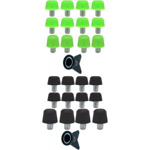 Lot De 24 Crampons Pour Chaussures De Football - Accessoires Pour Chaussures De Sport En Intérieur Et En Extérieur - Neuf
