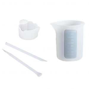 R&eacute;utilisable Uv &Eacute;poxy Bricolage Artisanat Bijoux Casting Outils Kit Antiadh&eacute;sif En Silicone Tasse-Fg - Neuf