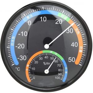 SUBZONAL-PNAWLLCF-65 Chambre Thermom&egrave;tre Thermom&egrave;tre Mural - hygrom&egrave;tre int&eacute;rieur ext&eacute;rieur for Patio, Temp&eacute;rature Humidit&eacute; Humidor - Neuf