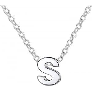 Kal-Collier Pour Femme Avec Lettre Initiale Avec Jolie Boîte Cadeau En Acier Inoxydable Collier - Neuf