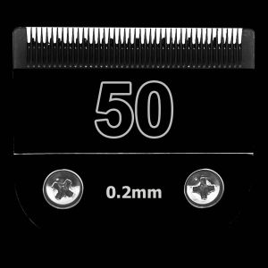 Tondeuse De Toilettage Noire Détachable Pour Chien,Ensemble De Lames En Acier Inoxydable,Compatible Avec Les Tondeuses Andis,Oster A5,Wahl Km10 Series.50-0.2mm. - Neuf