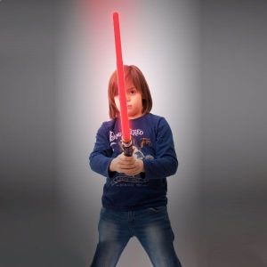 Sabre laser lumineux et sonore bleu - Neuf