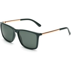 Lunettes De Soleil Polarisé Conduite Rétro Carré Protection Uv Lunette Solaire Classiques Hommes - Neuf