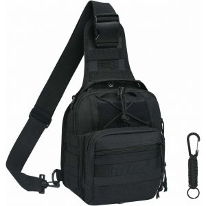 Nzqaf-Sac Randonnée Homme, Sacoche Homme Bandouliere, Nti-Vol À Usages Multiples Pour Homme & Femme, Pour Homme & Femme, Convient Pour La Randonnée, Vélo, Camping, Voyage - Neuf