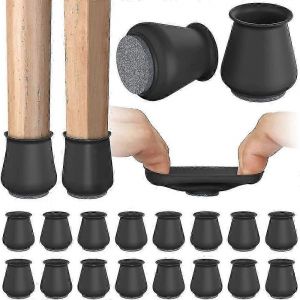 16pcs Chaise Pieds Protecteurs De Sol,Couvertures En Silicone Pour Prot&eacute;ger Les Sols Feutre Bas Meubles Antid&eacute;rapants Protecteur Coussinets Capuchons Yfk - Neuf