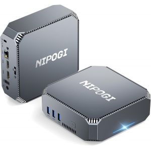 CHECARZHN--NO1-Ak2 Plus Mini Pc 1024Go(1Tb) M.2 Ssd, 12È Gen ¿ntel Alder Lake-N100(Jusqu'À 3,4 Ghz, 6W Tdp), 16Go Ddr4 Mini Ordinateur De Bureau Avec Double Écran 4K Uhd/2Xhdmi/ Double Wifi/Gigabit E - Neuf
