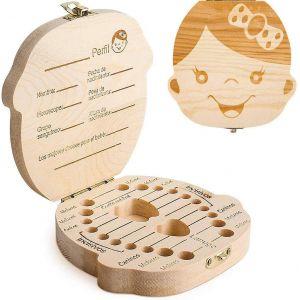 Bo&icirc;te De Rangement De Dents Pour Filles, Bo&icirc;te De Sauvegarde De Dents De B&eacute;b&eacute;, Bo&icirc;te Pour B&eacute;b&eacute;, Dents De Lait Pour Enfants/Cordon Ombilical/Bo&icirc;tes De Rangement De M&eacute;moire Organisateur Pour Filles - Neuf