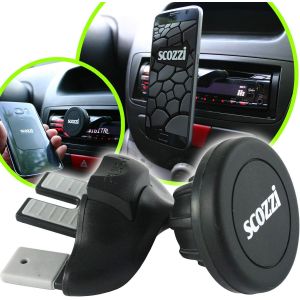 Scozzi Support Téléphone Voiture Magnétique Lecteur Fente Cd Aimant P.E. Compatible Avec S24 S23 S22 S21 S20 A55 A54 A53 A35 A34 A25 Pour Iphone 15 14 13 12 11 Xr Fe Plus Ultra Mini Lite Pro - Neuf