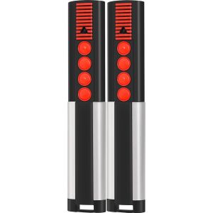 Mevronisshop-Lot De 2 868mhz Telecommande Portail, Telecommande Porte De Garage Compatible Avec Telecommande 4020 Tx03-868-4, 4026 Tx03-868-2, 4020v000, 4026v000, Bip Portail Porte De Garage, 4 Canau - Neuf