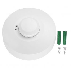 Detecteur de mouvement 360¡ã, interrupteur d'eclairage, micro-ondes haute frequence 5,8 GHz, 85-250 V - Neuf