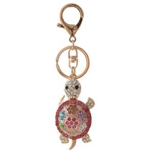 Porte-Cl&iquest;&iquest;S Tortue Pour Femme, Anneau Porte-Cl&iquest;&iquest;S Tortue Strass Mignon, Porte-Cl&iquest;&iquest;S Plage Oc&iquest;&iquest;An, Accessoires Tortue De Mer Scintillants - Neuf