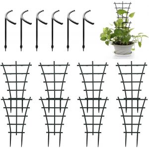 LETNERNY-14 Pièces Plantes Grimpantes Support, Treillis De Jardin Pour Plantes, Jardin Treillis Grimper Supports, Support De Plantes En Plastique, 2 Spécifications, Pour Plantes Grimpantes Et Vignes - Neuf
