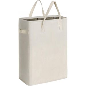 MEVRONISSHOP-45L Paniers &agrave; Linge avec Poign&eacute;es Panier &agrave; Linge Mince avec Pliable Panier &agrave; Linge Grand panier a linge sale pour chambre salon chambre d'enfant salle de bain et voyage - Neuf