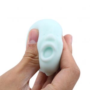 1 Boule De Massage Creative Et Amusante Pour Soulager Le Stress Et L'anxiete (Bleu) - Neuf