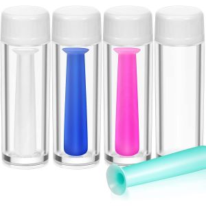 Pack de 4 de la Lentille de Contact en Silicone Remover Conseils, Dur Lentille Remover, Quotidiens et Mensuels d'Utilisation, Portable Objectif de Voyage de Déménageur avec Ventouse - Neuf