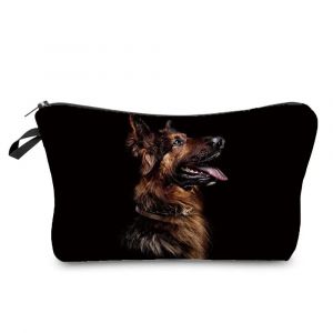 KADSL-Sac À Cosmétiques De Mode Imprimé Chien Animal Mignon, Sac De Maquillage Portable De Voyage De Plage, Étuis À Crayons D'École, Organisateur De Toilette Féminine,Hz5161 Dog Bag - Neuf