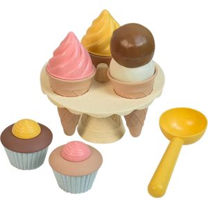 Kal-7 Pcs Glaces Jouet,Disques De Paille Cr&egrave;me Glac&eacute;e Jouets De Plage,Jeu De Cr&egrave;me Glac&eacute;e,Glace Jeu De Plage Enfant,Kit De Jouets De Plage Enfant,Random Color,Pour Enfant Gar&ccedil;ons Filles - Neuf