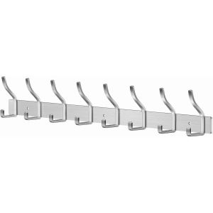 Porte Manteau Murale Porte Manteaux Muraux Pat&egrave;res Porte Manteaux Port Manteau Mural de 8 Crochets Pour Cuisine, Salle de Bain et Chambre - Neuf