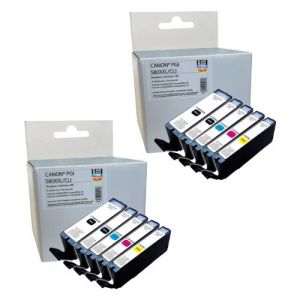PGI580 XXL / CLI581 XXL - PGI-580 XXL / CLI-581 XXL Pack de 10 cartouches d'encre compatible Canon PGI580 XXL / CLI581 XXL - Canon PGI-580 XXL / CLI-581 XXL - 2078C005 - Neuf