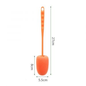 Brosses Éponge À Long Manche De Haute Qualité,Brosse À Tasse Portable À 360 Degrés,Brosse À Bouteille Multifonctionnelle Pour La Maison - Type Orange-Type B - Neuf