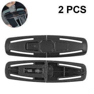 Lot De 2 Clips De Harnais De Poitrine De Si&egrave;ge D'auto - Remplacement Universel Pour B&eacute;b&eacute; Et Enfants - Neuf