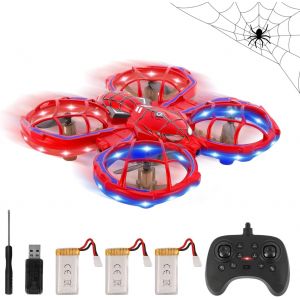 Sansh-Mini Drones Jouets Pour Enfants De 6 À 10 Ans, Avion Télécommandé Pour Enfants Et Débutants Avec Lumière Led, Cadeau Intérieur Et Extérieur Pour Garçons Et Filles.-Trahoo - Neuf