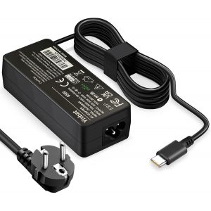de Charge 65W USB C Bloc d'alimentation Compatible avec Lenovo Thinkpad X1 Carbon (Gen5/6/7) T14 T15 T480 T490 T580 T590, E14 E15 E480 E490 E580, Yoga C740 C940 S940 740 S940 720 730 - Neuf
