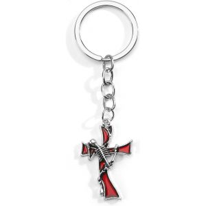 Pata-Porte-Clés En Forme De Croix, Tête De Mort, Accessoire De Sac Y2k, Breloque Gothique, Cadeau Pour Festivals, Halloween, Fête À Thème - Neuf