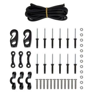 Sangle De Fixation Pour Kayak Haut De Gamme Avec Rivets, Boucles Élastiques Et Accessoires Pour Un Transport Sécurisé Du Matériel - Neuf
