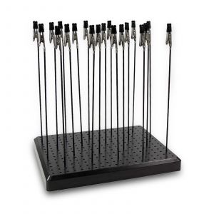 20 Pinces Crocodile avec Base Stabilisante pour Bricolage, &Eacute;lectronique, Photos et Travaux Manuels - Dimensions 20x15,2x2,4 cm - 0,1 kg - Neuf