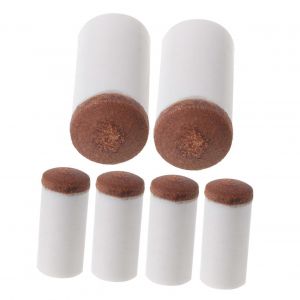 6pcs Doux Queue De Billard Conseils Kit De Remplacement Pour Piscine Et Queues De Billard, Compatible Avec Diff&eacute;rents Mod&egrave;les De Rep&egrave;re - Neuf