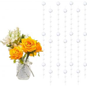 18 Pièces Perles D'eau Transparent,Bougies Flottantes,Perle D'eau,Bougie Flottante Pour Vases,Remplisseurs De Bouteilles D'eau,Mariages,Décorations De Centres De Table (1.2m) - Neuf