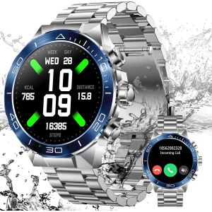 Montre Connect&eacute;e Homme, 1.44"" AMOLED Smartwatch avec R&eacute;sistant IP68, Montre Sport Homme avec 130 Modes Sportifs, Podom&egrave;tre, SPO2 Moniteur de Sommeil, Montre Connectee pour Android iOS - Neuf