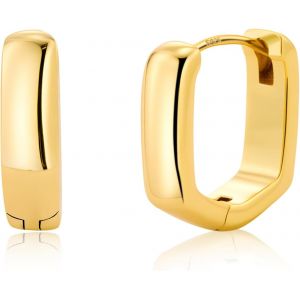 Ershi-Boucles D'oreilles Créoles En Argent 925, Créoles Épais Petit Grand, Boucles D'oreilles Huggie, Chunky, Hypoallergénique, Pl[421] - Neuf