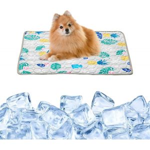 Tapis Rafraîchissant Pour Chien Et Chat - 70 X 55 Cm - Tapis Rafraîchissant Pour Chien Et Chat - Tapis Auto-Rafraîchissant Pour Animaux De Compagnie - Coussin Rafraîchissant D'été Pour L'intérieur - Neuf